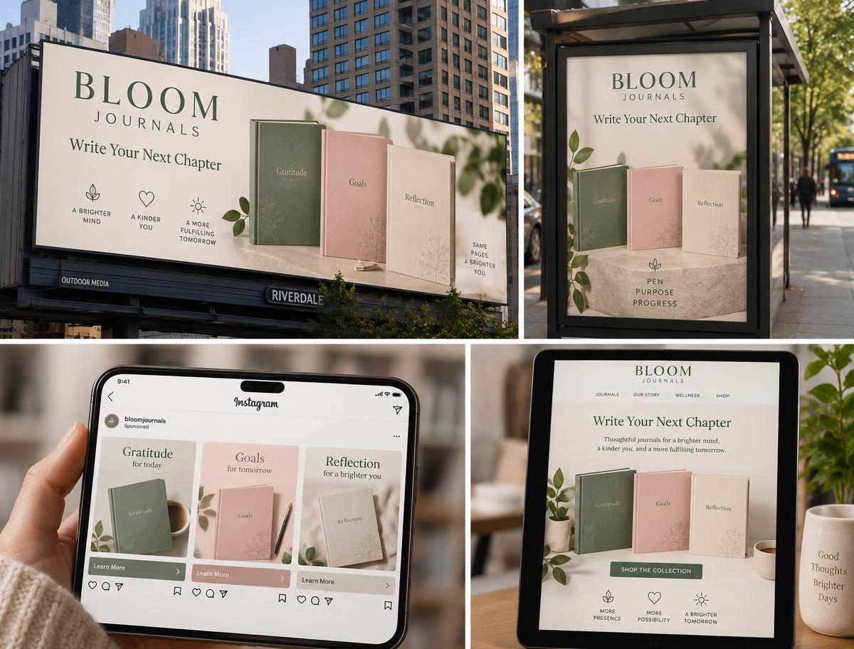 Bloom Journals — "Write Your Next Chapter" Launch Campaign