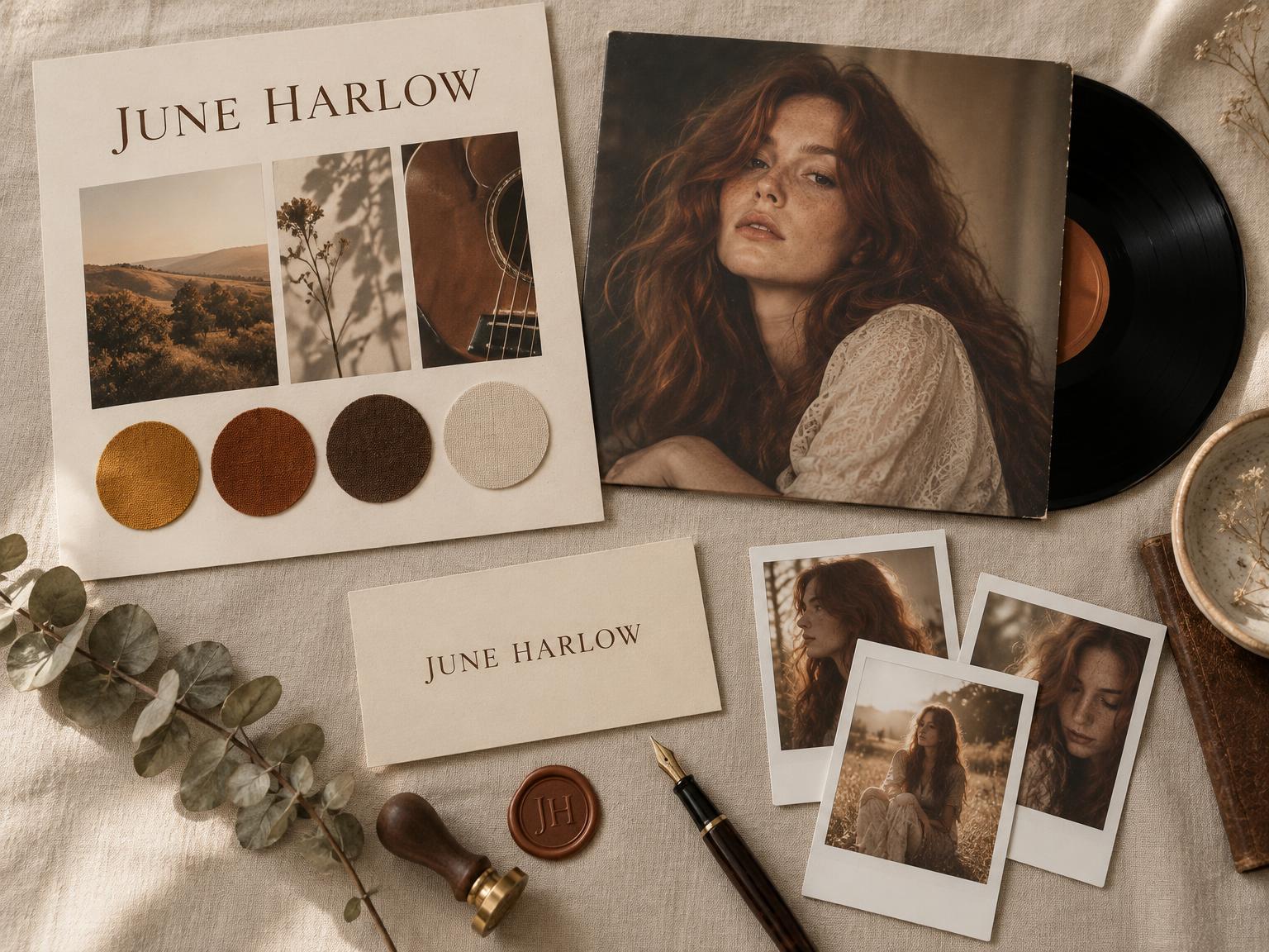 Artist Brand Kit — June Harlow